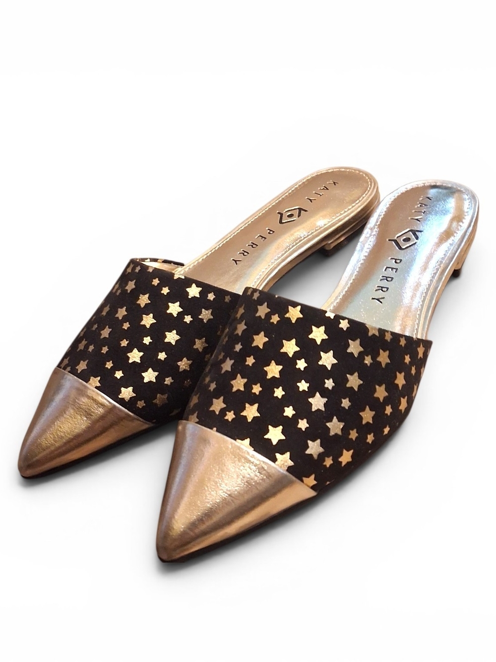 Katy Perry The Tarin Star Metallic Cap Toe Mule Whimsical Chic 6